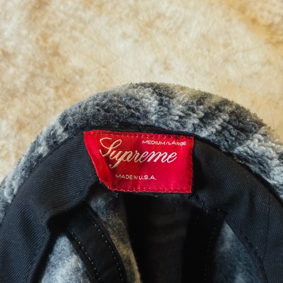 Supreme Leopard Polar Fleece Earflap Camp Cap